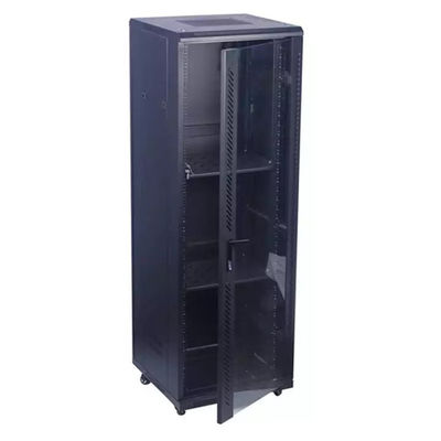 คุณภาพ  37U Floor Standing Server Rack Cabinet SPCC IP20 Cold Rolled Steel โรงงาน