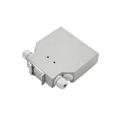 6-Port Metal Dinrail Mountable Fiber Optic Din Rail Terminal Box