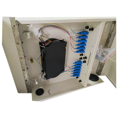 OEM Wall Mount Splice Enclosure FTTH Fiber Termination Unit 48 แกน