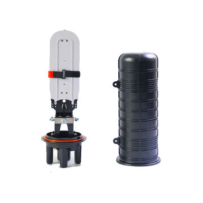 96 Core Dome Type 4 Port Fiber Optic Splice Closure Ip68 Fiber Enclosure กลางแจ้ง