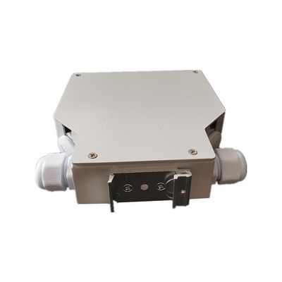 กล่องเทอร์มินัลราง Din ไฟเบอร์ออปติกเหล็กรีดเย็น 12 แกนพร้อมอะแดปเตอร์ Lc Duplex
