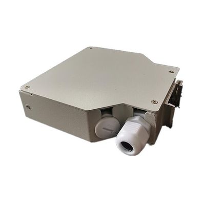 กล่องเทอร์มินัลราง Din ไฟเบอร์ออปติกเหล็กรีดเย็น 12 แกนพร้อมอะแดปเตอร์ Lc Duplex