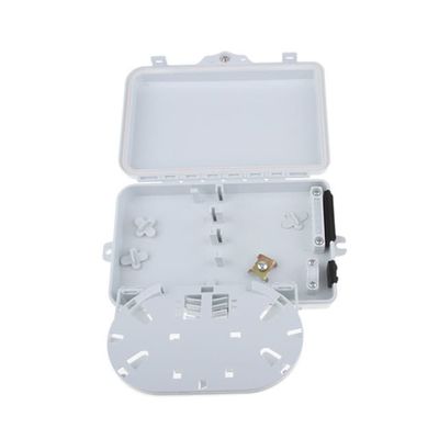 กล่องเทอร์มินัลไฟเบอร์ออปติก 6 พอร์ต SC APC/UPC SM SX PC+ABS สีเทาอ่อนสำหรับโทรคมนาคม