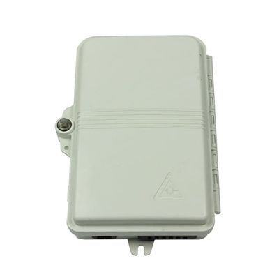 กล่องเทอร์มินัลไฟเบอร์ออปติก 6 พอร์ต SC APC/UPC SM SX PC+ABS สีเทาอ่อนสำหรับโทรคมนาคม