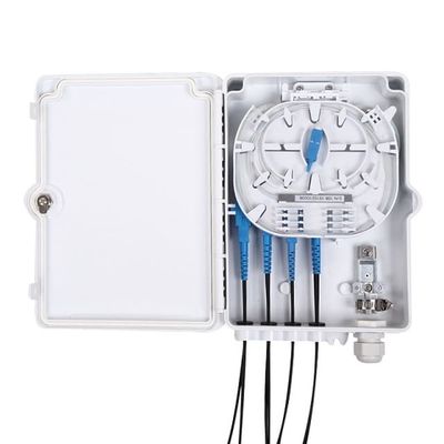 8Port Fiber Optic Terminal Box IP-66 Protection Level SM SC Wall Pole Mount