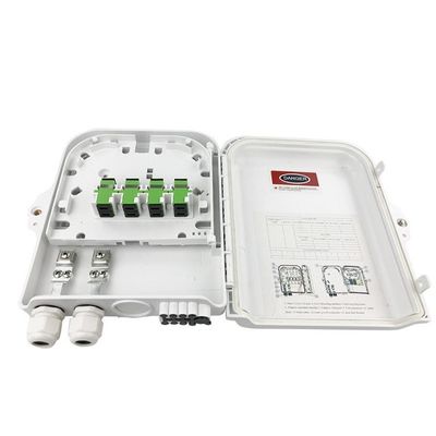 กล่องเทอร์มินัลไฟเบอร์ออปติก 8 พอร์ตในร่มกลางแจ้ง SC APC/UPC SM Simplex