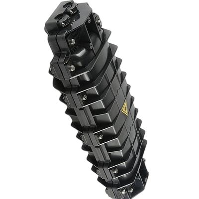 144 แกนปิดประกบกันสายเคเบิลใยแก้วนำแสงแนวนอน 2in 2out Inline Closure