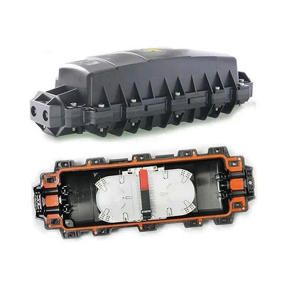 การปิดไฟเบอร์ออปติกใต้ดิน 288Cores 2in 2out ข้อต่อทางอากาศแนวนอน