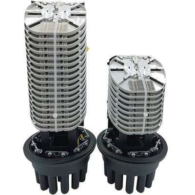 Outdoor Aerial 288 core Fiber Optic Joint Enclosure 6in 6out Dome Splice Closure