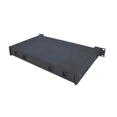 แผงแพทช์ไฟเบอร์ออปติก 1U 12 พอร์ต LC Duplex Optical Fiber Terminal Box