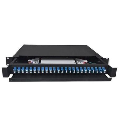 ODF 24 พอร์ตไฟเบอร์ออปติก Patch Panel กล่องใส่ 24Core Drawer Joint