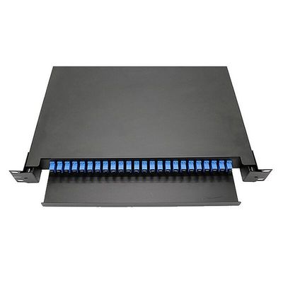 ODF 24 พอร์ตไฟเบอร์ออปติก Patch Panel กล่องใส่ 24Core Drawer Joint
