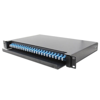 ODF 24 พอร์ตไฟเบอร์ออปติก Patch Panel กล่องใส่ 24Core Drawer Joint