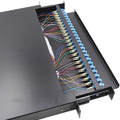 ODF 24 พอร์ตไฟเบอร์ออปติก Patch Panel กล่องใส่ 24Core Drawer Joint