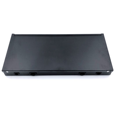 1U แร็คเมาท์ Patch Panel Fiber Optic 19&quot; 24 Core SC LC พร้อมถาดรอง
