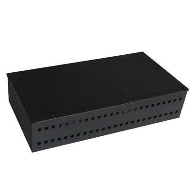 19" 2U Fiber Patch Panel แร็คเมาท์ Fixed Type 48 Core FC Adapter