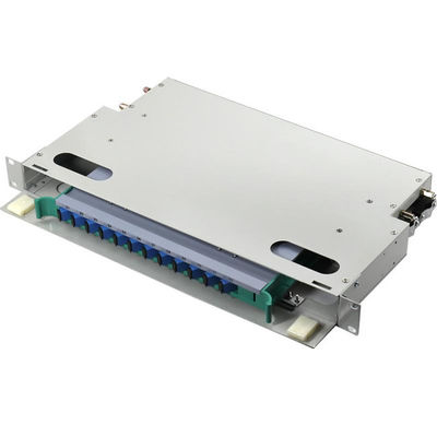 1U ODF Patch Panel แร็คเมาท์ Distribution Frame 12 Core แผงแพทช์ไฟเบอร์ SM