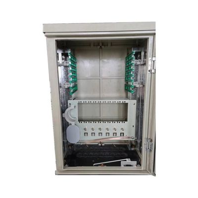 96 Core Outdoor Street Cabinet เสาติดตั้งตู้เชื่อมต่อ Optical Cross