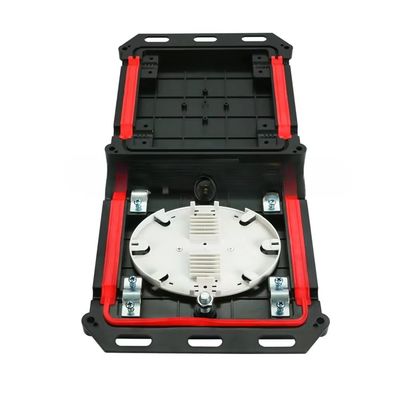 Ftth Mini Fiber Cable Joint Box ประกบสายเคเบิลไฟเบอร์ออปติกแบบอินไลน์ IP65 24 แกน