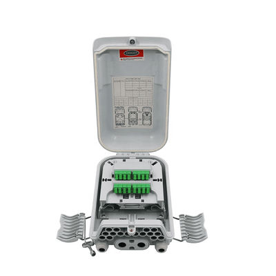 FTTx 1x8 PLC การกระจายกล่องแยกไฟเบอร์ออปติก IP68 16Cores