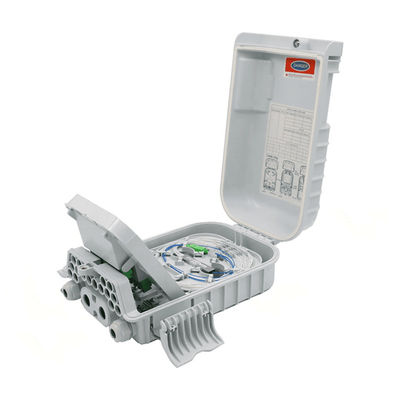 FTTx 1x8 PLC การกระจายกล่องแยกไฟเบอร์ออปติก IP68 16Cores