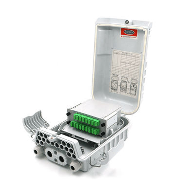 FTTx 1x8 PLC การกระจายกล่องแยกไฟเบอร์ออปติก IP68 16Cores