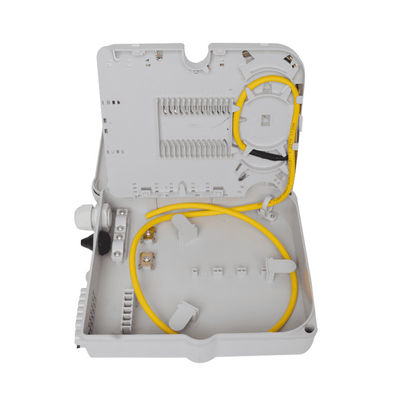 กล่องเลิกจ้างไฟเบอร์ในร่ม / กลางแจ้ง 12/24 พอร์ต FTTH FTTX FTTB