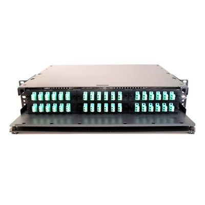 LGX 2U แร็คเมาท์ Fiber Enclosure 6 แผงอะแดปเตอร์ LC UPC Duplex 6 Slots 72F