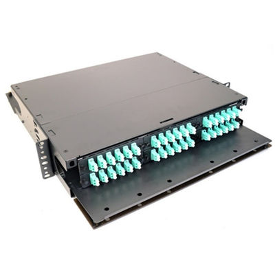 LGX 2U แร็คเมาท์ Fiber Enclosure 6 แผงอะแดปเตอร์ LC UPC Duplex 6 Slots 72F