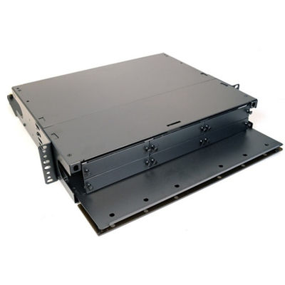 LGX 2U แร็คเมาท์ Fiber Enclosure 6 แผงอะแดปเตอร์ LC UPC Duplex 6 Slots 72F