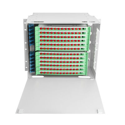 144 Core ODF Patch Panel Sc / Fc Adapter 19 แผงแพทช์ไฟเบอร์ออปติก
