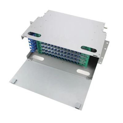 FTTH CATV ODF Patch Panel 19 นิ้ว FC 19 นิ้ว FC เฟรมกระจายออปติก