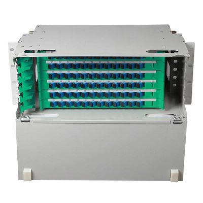 FTTH CATV ODF Patch Panel 19 นิ้ว FC 19 นิ้ว FC เฟรมกระจายออปติก