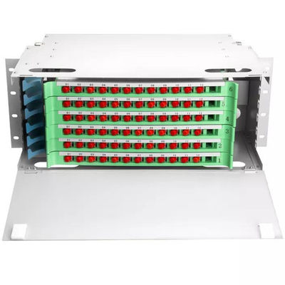 FTTH CATV ODF Patch Panel 19 นิ้ว FC 19 นิ้ว FC เฟรมกระจายออปติก