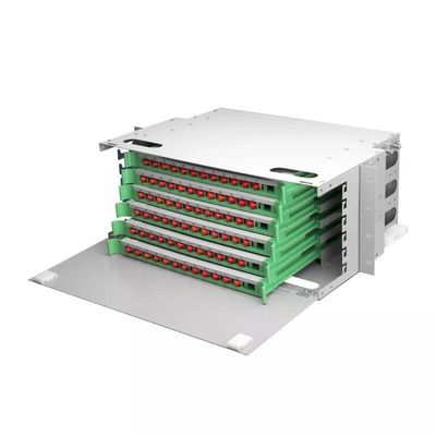 FTTH CATV ODF Patch Panel 19 นิ้ว FC 19 นิ้ว FC เฟรมกระจายออปติก