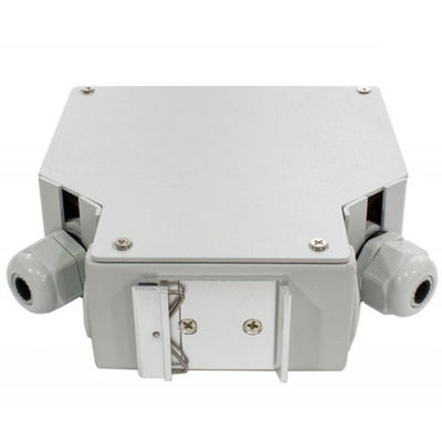 กล่องเทอร์มินัลราง Din ไฟเบอร์ออปติก 24 แกนพร้อม 12 ชิ้น Lc / Apc Duplex Aadapter