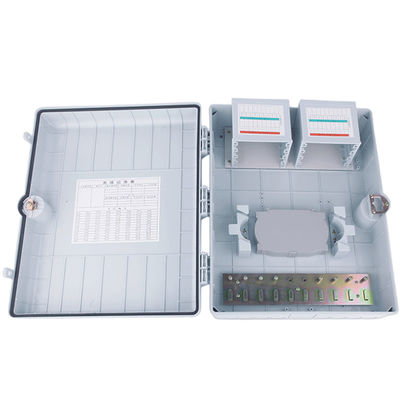 LGX PLC แยกไฟเบอร์ออปติก APC / UPC 1x64 แยก PLC สีเทาอ่อน