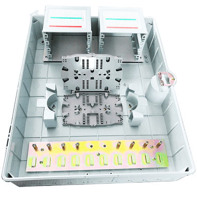 LGX PLC แยกไฟเบอร์ออปติก APC / UPC 1x64 แยก PLC สีเทาอ่อน