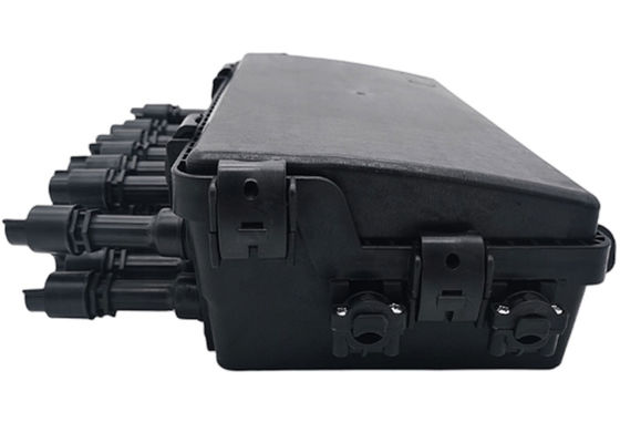 FTTB กล่องต่อสายไฟเบอร์ออปติกกันน้ำ SC IP68 2 IN 2OUT 48Core 16Port