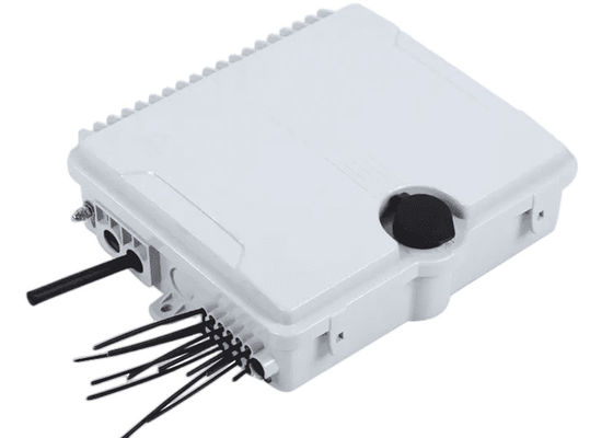 กล่องเทอร์มินอลไฟเบอร์ออปติก 12 พอร์ต SC/LC/ST/FC IP-66 UPC/APC สีเทาอ่อน FTTH