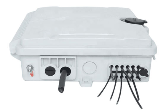 กล่องเทอร์มินอลไฟเบอร์ออปติก 12 พอร์ต SC/LC/ST/FC IP-66 UPC/APC สีเทาอ่อน FTTH