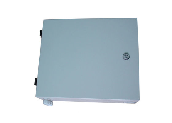 48F Wall Mount Fiber Enclosure IP65 ODF กล่องกระจายออปติกกลางแจ้ง 48 พอร์ต