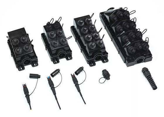 MST Fiber Optic Wall Mount Enclosures SST Drop Cables กล่องขั้วต่อ IP68