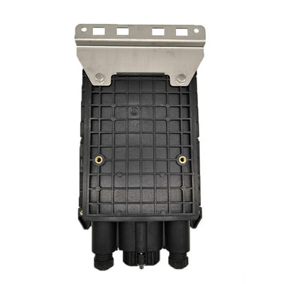 กล่องปิดข้อต่อไฟเบอร์ออปติกสีดำกันน้ำ FTTH Joint Box 2 Inlet 24 Out