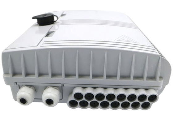 ในร่ม / กลางแจ้ง 16 พอร์ต Splitter กล่องไฟเบอร์ออปติก FTTH Splitter