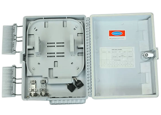 ในร่ม / กลางแจ้ง 16 พอร์ต Splitter กล่องไฟเบอร์ออปติก FTTH Splitter