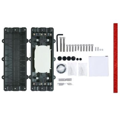 3in 3out Fiber Optic Splice Closure Inline Joint Enclosure Box 96 แกน