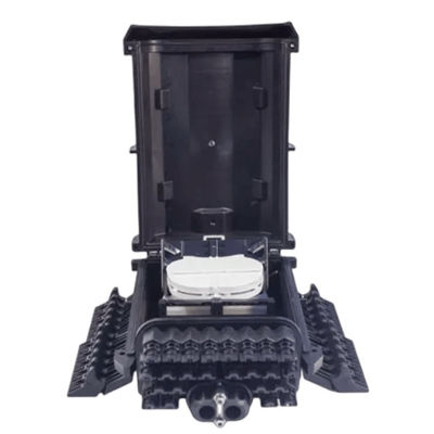 กล่องเลิกจ้างไฟเบอร์ FTTB 24 พอร์ตติดผนังสีดำ IP68 OM1 96Core