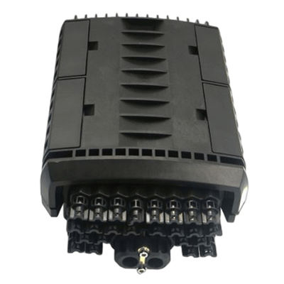 กล่องเลิกจ้างไฟเบอร์ FTTB 24 พอร์ตติดผนังสีดำ IP68 OM1 96Core