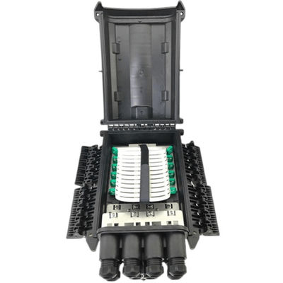 FTTH กล่องเลิกจ้างไฟเบอร์ติดผนัง 288Cores กล่องติดเสา IP68